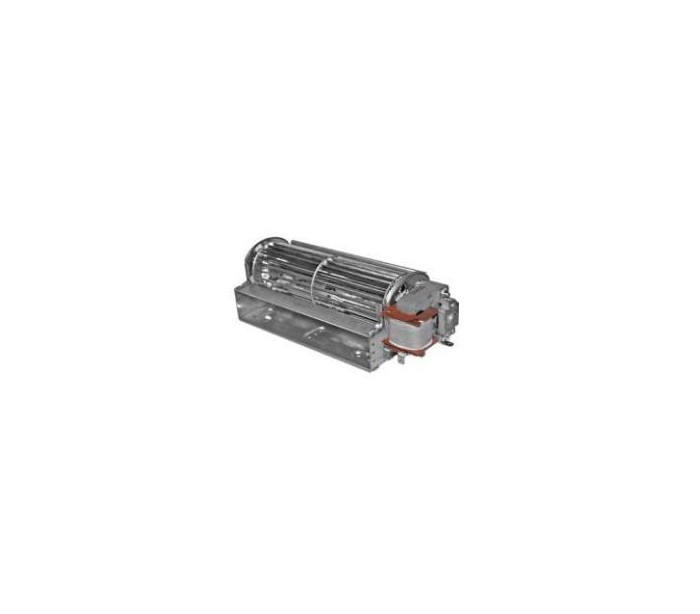 Ventilateur / Tangentiel pour poêle à pellets avec moteur rond - Longueur  33 cm - diamètre 8 cm