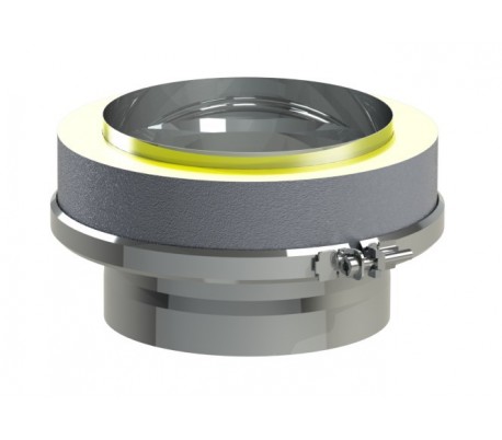 Raccord simple paroi / double paroi réduit Ø125 Duoten - Poêle à bois Raccord simple paroi / double paroi réduit Ø125 Duoten - Poêle à bois