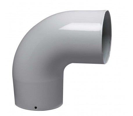 coude émaillé 90° blanc