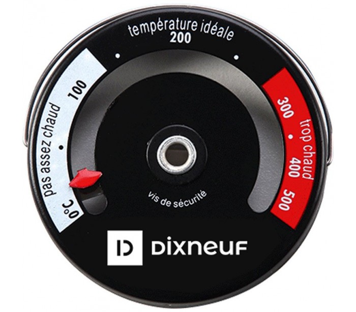 Utilisation d'un Thermomètre pour poele à bois et cheminée 