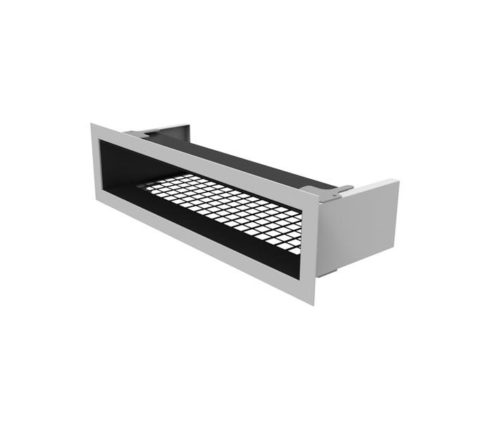 Fixation blanche pour grille de hotte