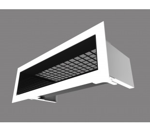 AIR 02 grille de distribution air chaud blanche 180x180mm (choisir pr