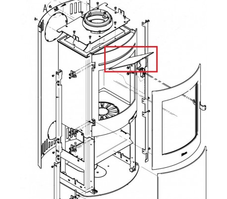 Plaque limitateur tirage Heta SL 800