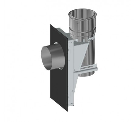 raccord poêle/tubage mur adossement